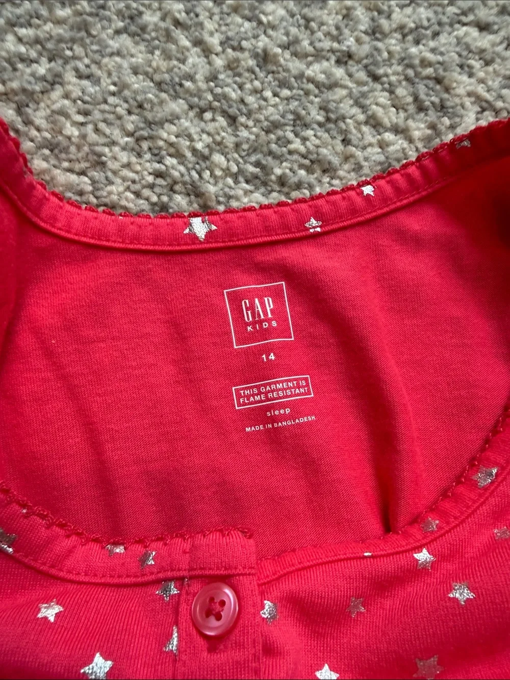 GAP Pink Star Tank Top & Shorts Pajama Set